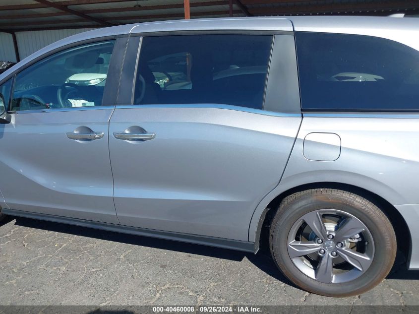 2022 Honda Odyssey Ex VIN: 5FNRL6H59NB031127 Lot: 40460008