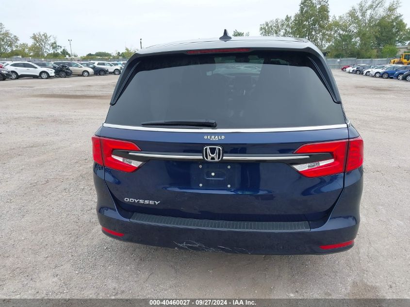 2022 Honda Odyssey Ex-L VIN: 5FNRL6H77NB043228 Lot: 40460027