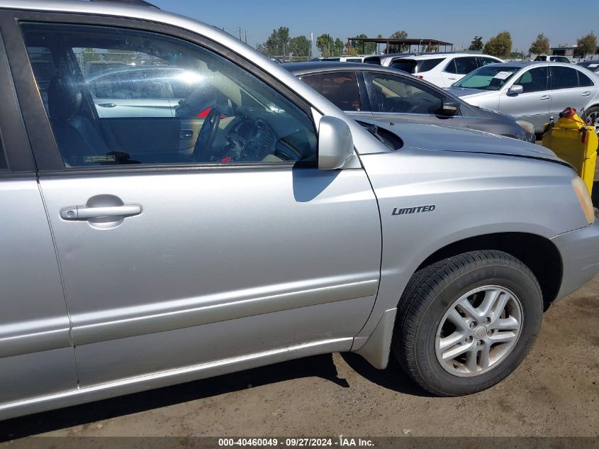 2002 Toyota Highlander Limited V6 VIN: JTEHF21A320080462 Lot: 40460049