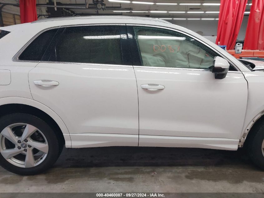 2020 Audi Q3 Premium 45 Tfsi Quattro Tiptronic VIN: WA1AECF33L1033429 Lot: 40460087