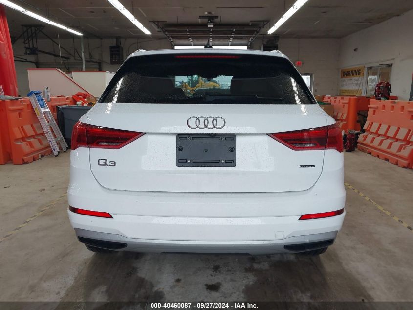 2020 Audi Q3 Premium 45 Tfsi Quattro Tiptronic VIN: WA1AECF33L1033429 Lot: 40460087