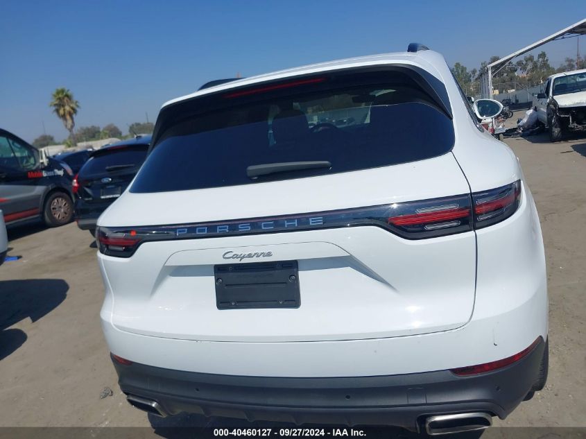 2020 Porsche Cayenne VIN: WP1AA2AY8LDA03712 Lot: 40460127