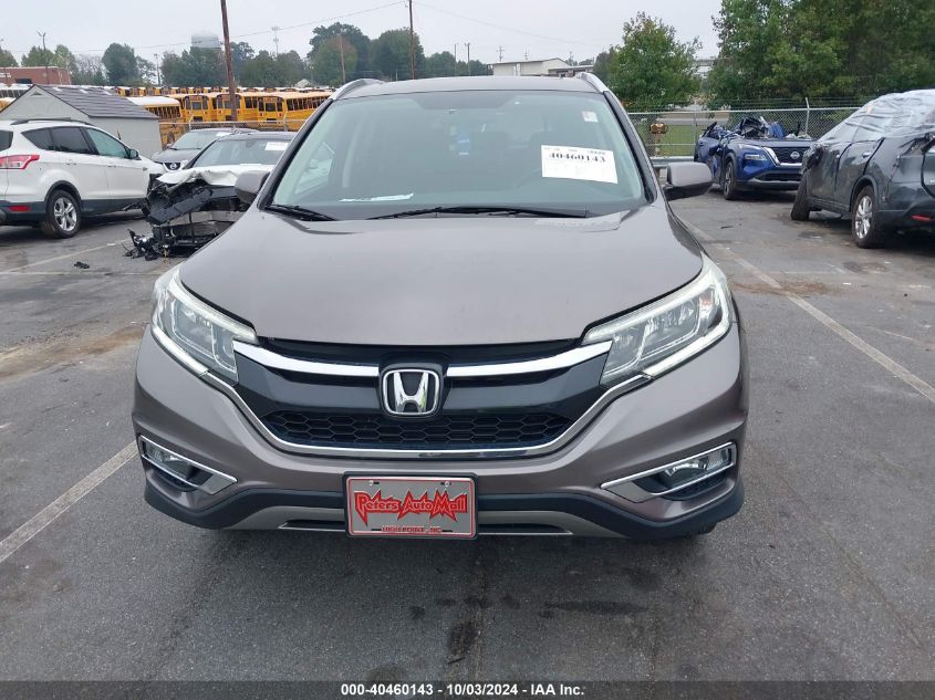 2015 Honda Cr-V Ex-L VIN: 5J6RM4H79FL051504 Lot: 40460143