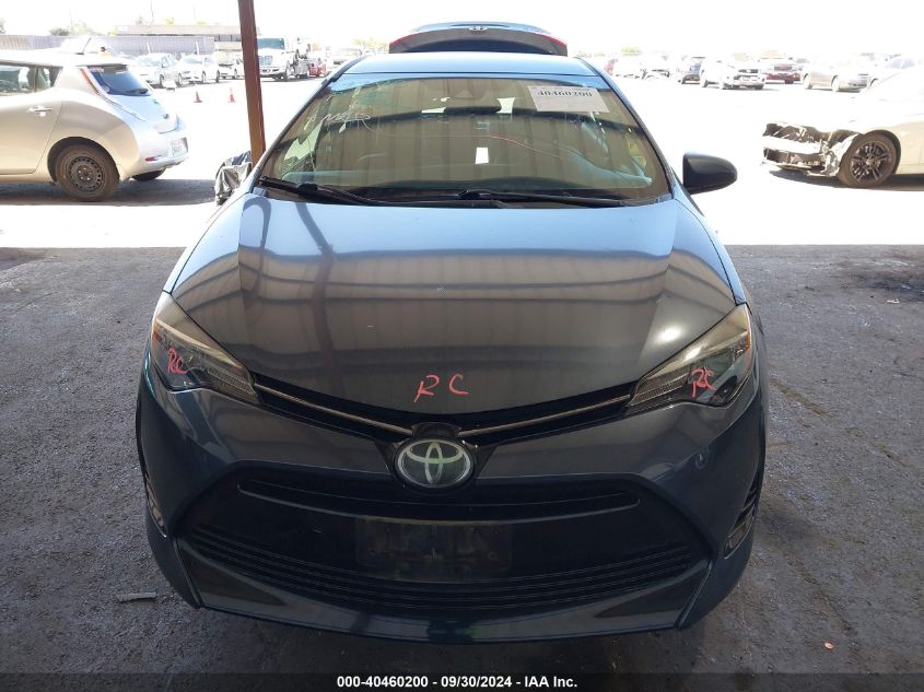 2018 Toyota Corolla Le VIN: 5YFBURHE1JP804462 Lot: 40460200