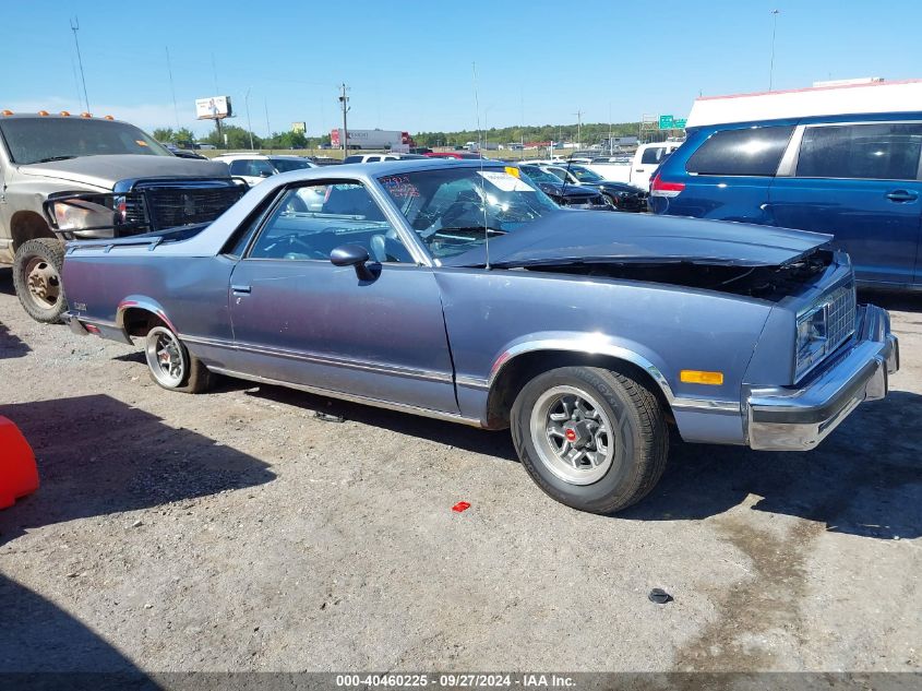 1983 Chevrolet El Camino VIN: 1GCCW80H4DR234563 Lot: 40460225