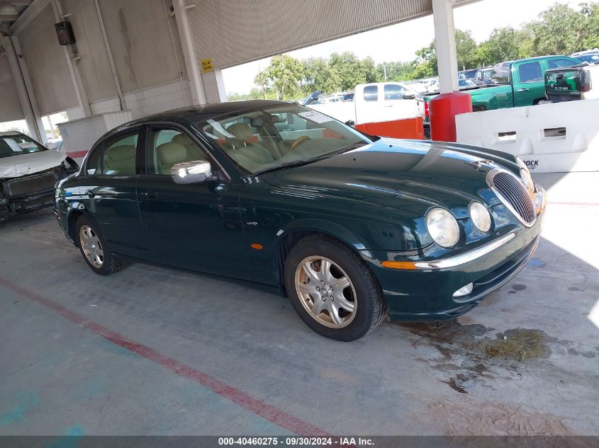 2000 Jaguar S-Type 4.0L V8 VIN: SAJDA01D8YGL38735 Lot: 40460275