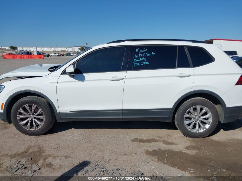 2018 Volkswagen Tiguan S VIN: 3VV1B7AX8JM057615 Lot: 40460277