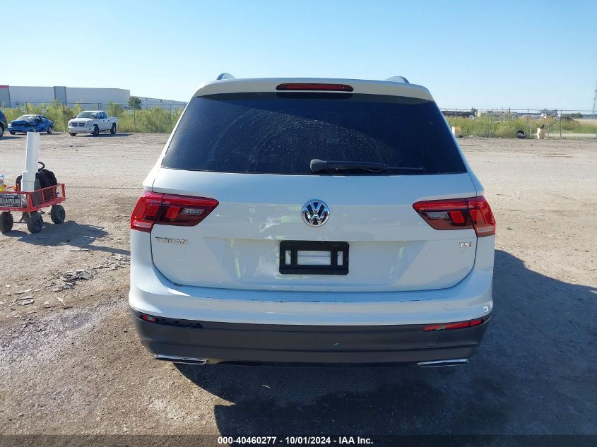 2018 Volkswagen Tiguan S VIN: 3VV1B7AX8JM057615 Lot: 40460277