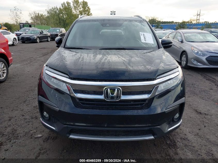 2019 Honda Pilot Elite VIN: 5FNYF6H04KB059307 Lot: 40460289