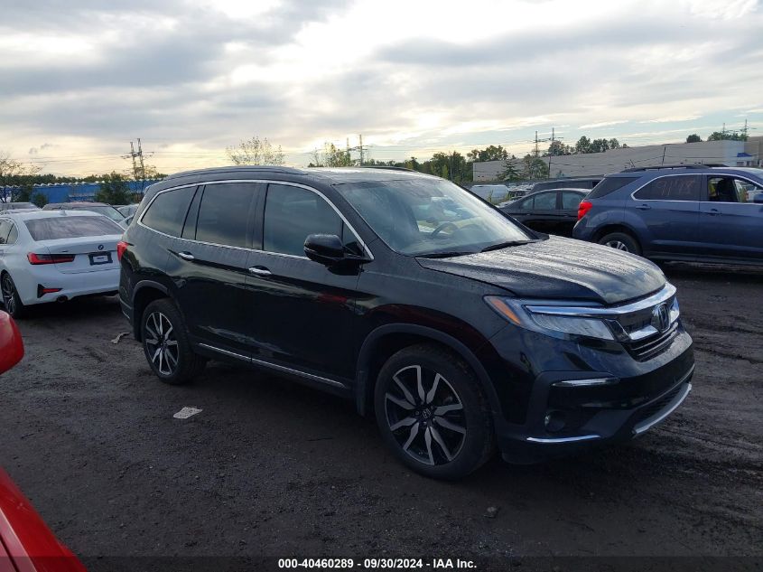 2019 Honda Pilot Elite VIN: 5FNYF6H04KB059307 Lot: 40460289