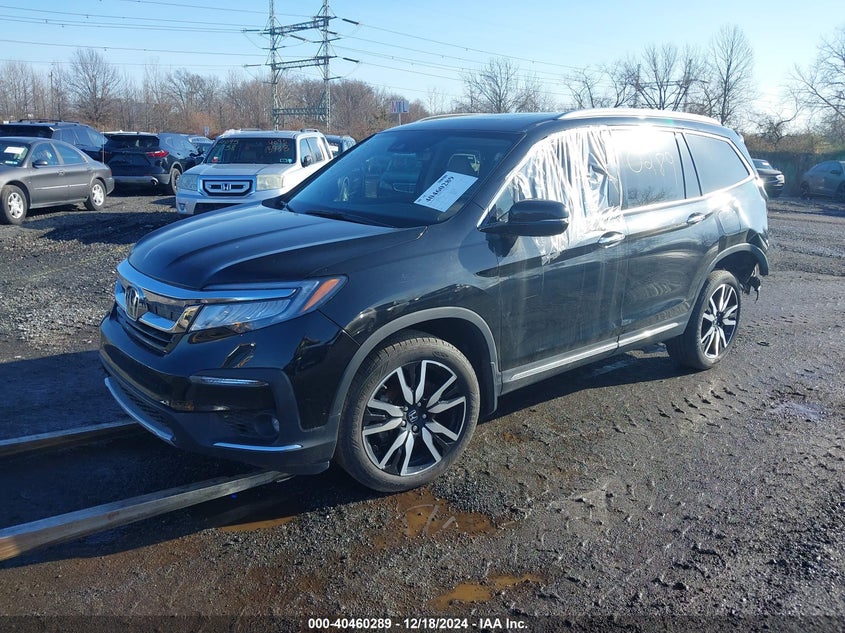 Vin: 5fnyf6h04kb059307, lot: 40948975, honda pilot elite 20192