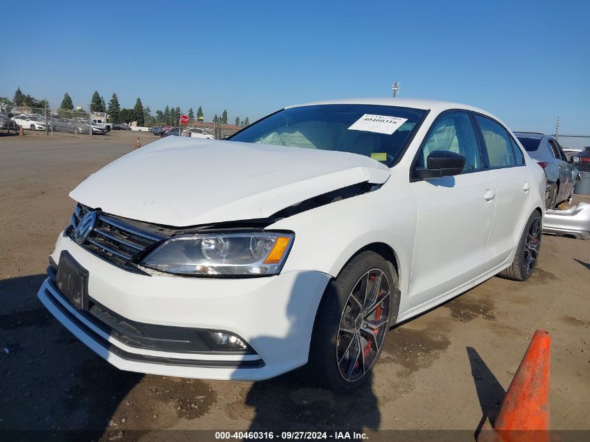 2016 Volkswagen Jetta 1.8T Sport VIN: 3VWD17AJ3GM328502 Lot: 40460316