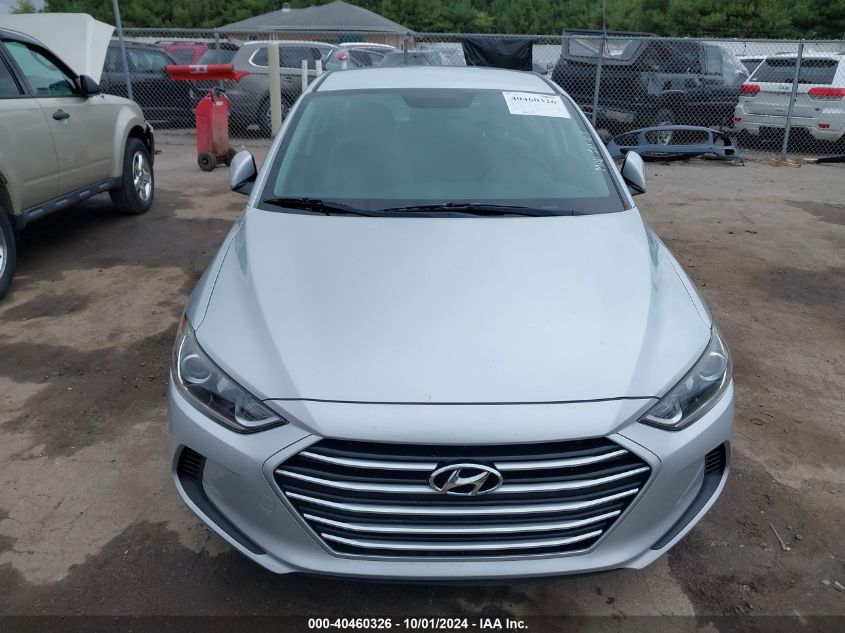 2017 Hyundai Elantra Se VIN: KMHD74LF6HU113133 Lot: 40460326