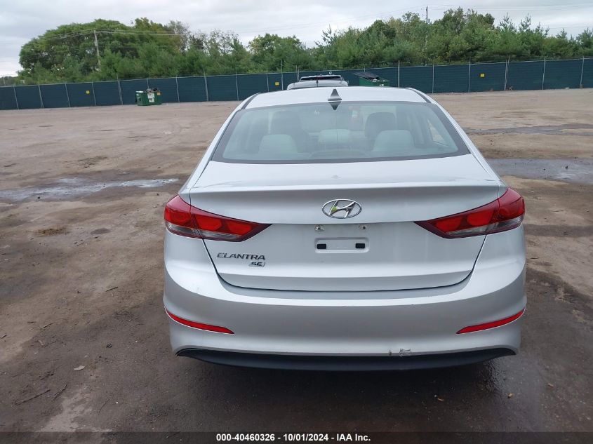 2017 Hyundai Elantra Se VIN: KMHD74LF6HU113133 Lot: 40460326