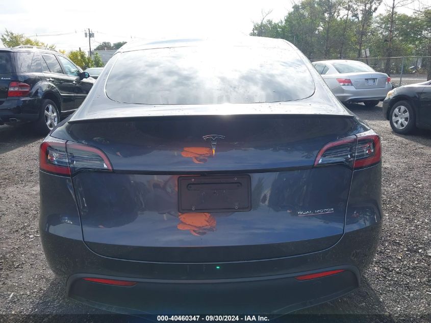 2022 Tesla Model Y Performance Dual Motor All-Wheel Drive VIN: 7SAYGDEF6NF456583 Lot: 40460347