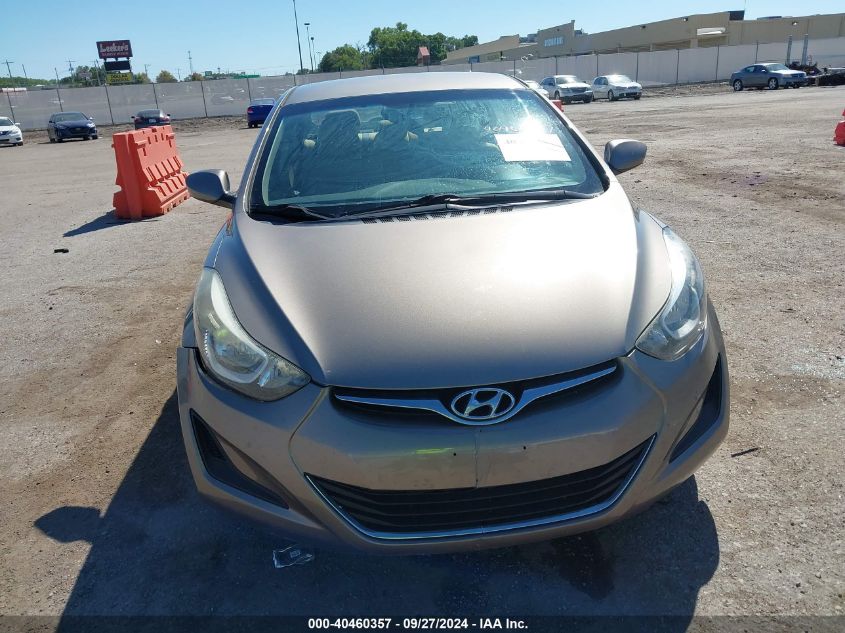 2016 Hyundai Elantra Se VIN: 5NPDH4AEXGH715182 Lot: 40460357