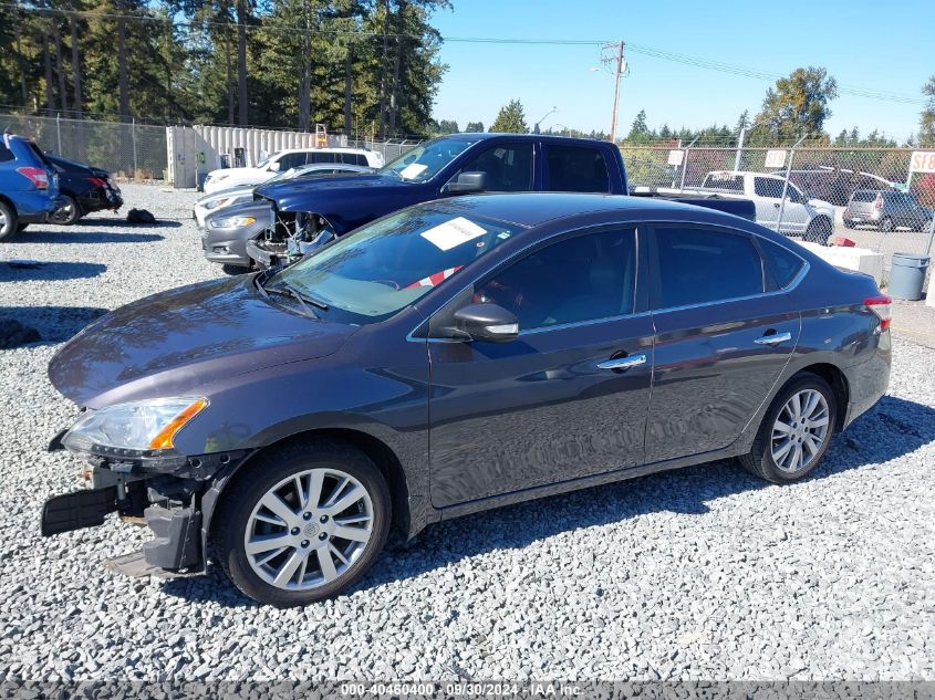 2013 Nissan Sentra Sl VIN: 3N1AB7AP6DL661708 Lot: 40460400