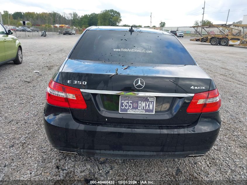 2011 Mercedes-Benz E 350 4Matic VIN: WDDHF8HB0BA499973 Lot: 40460433