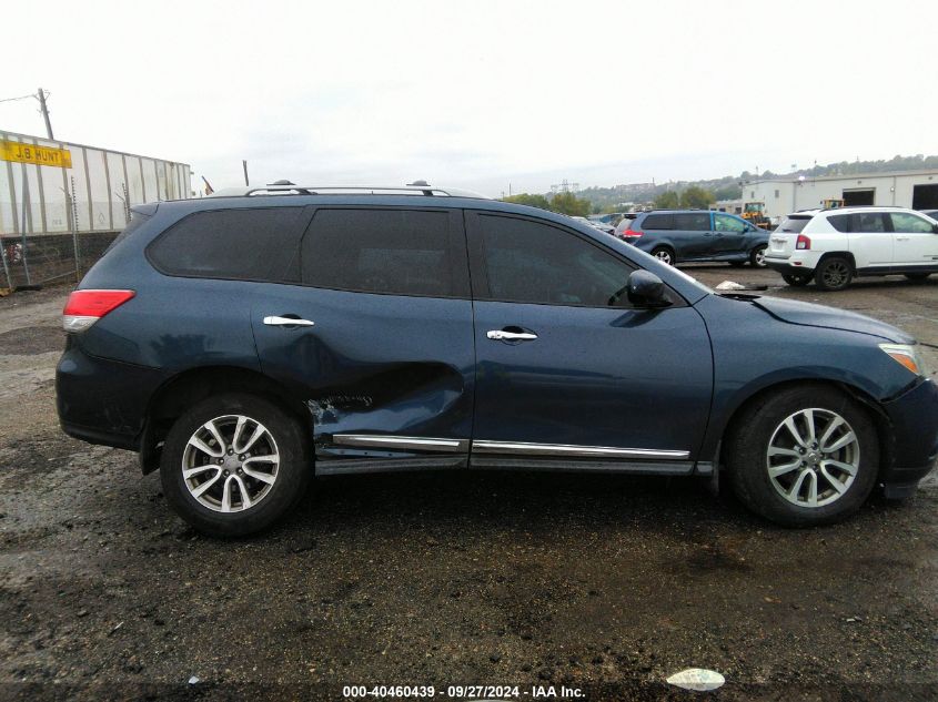 2016 Nissan Pathfinder Sl VIN: 5N1AR2MMXGC611175 Lot: 40460439