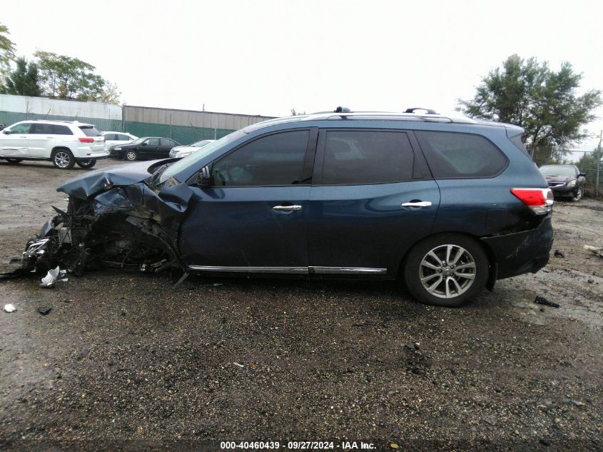 2016 Nissan Pathfinder Sl VIN: 5N1AR2MMXGC611175 Lot: 40460439