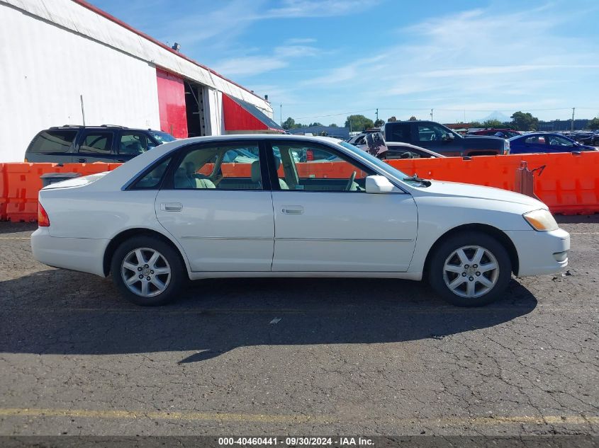 2002 Toyota Avalon Xls VIN: 4T1BF28B62U255039 Lot: 40460441