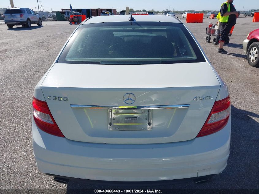 2011 Mercedes-Benz C 300 Luxury 4Matic/Sport 4Matic VIN: WDDGF8BB7BR176364 Lot: 40460443