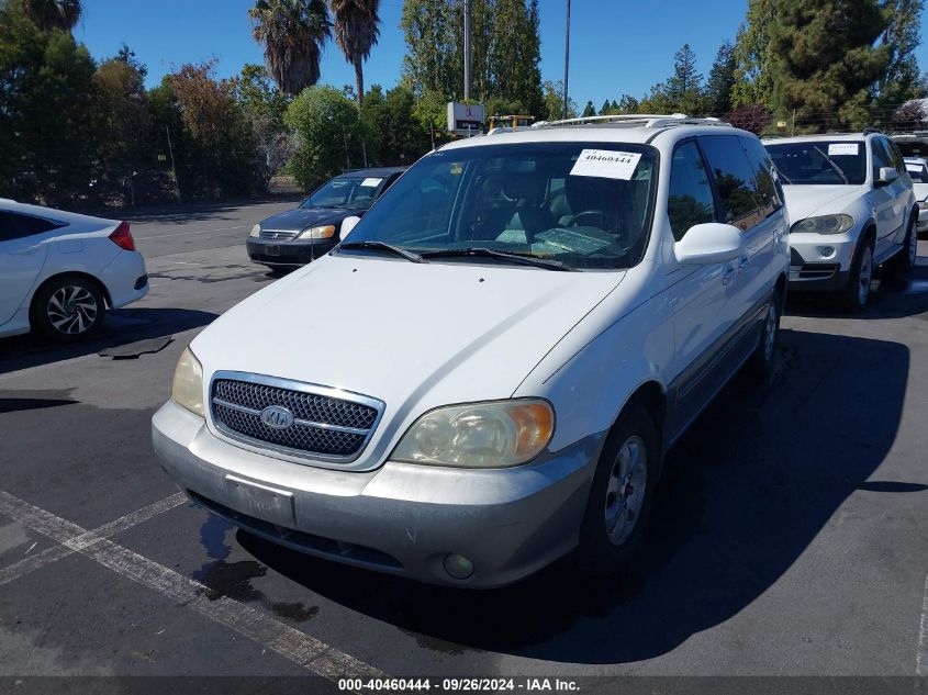 2004 Kia Sedona Ex/Lx VIN: KNDUP131546568903 Lot: 40460444