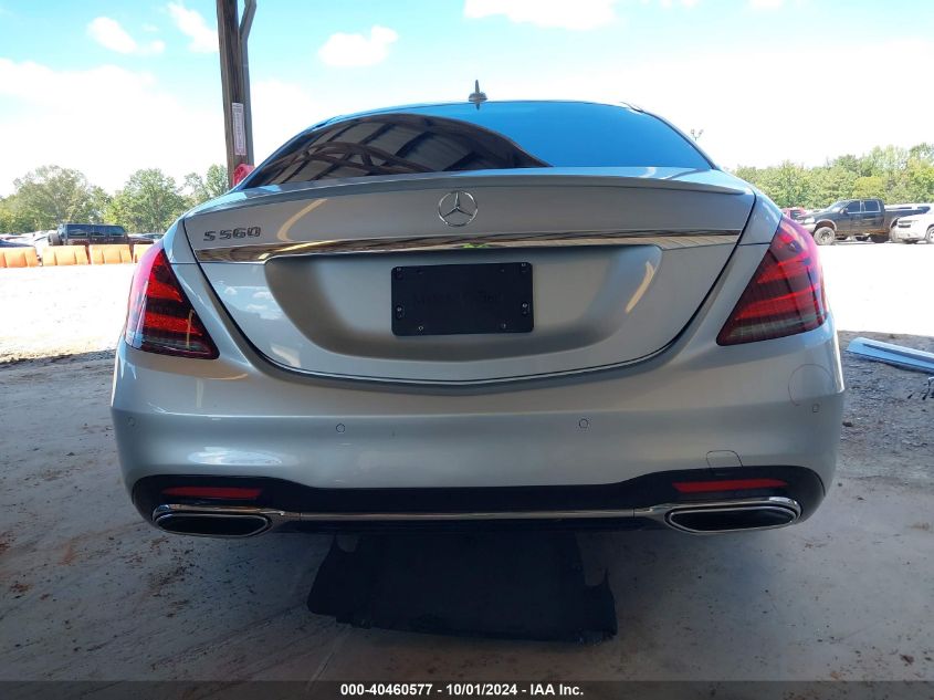 2018 Mercedes-Benz S 560 VIN: WDDUG8DB8JA376289 Lot: 40460577