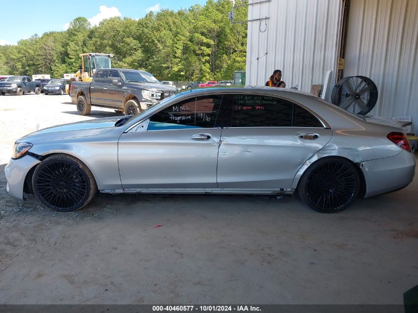 2018 Mercedes-Benz S 560 VIN: WDDUG8DB8JA376289 Lot: 40460577