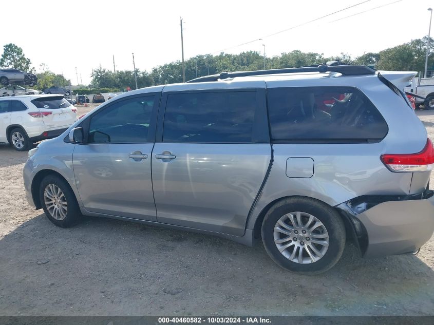 2012 Toyota Sienna Xle V6 8 Passenger VIN: 5TDYK3DC5CS230542 Lot: 40460582