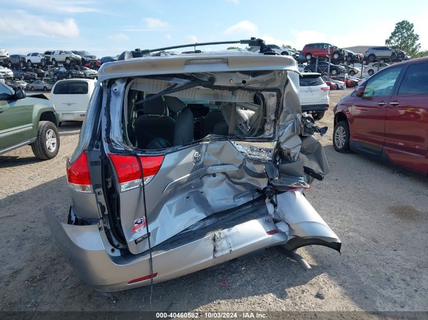 5TDYK3DC5CS230542 2012 Toyota Sienna Xle V6 8 Passenger