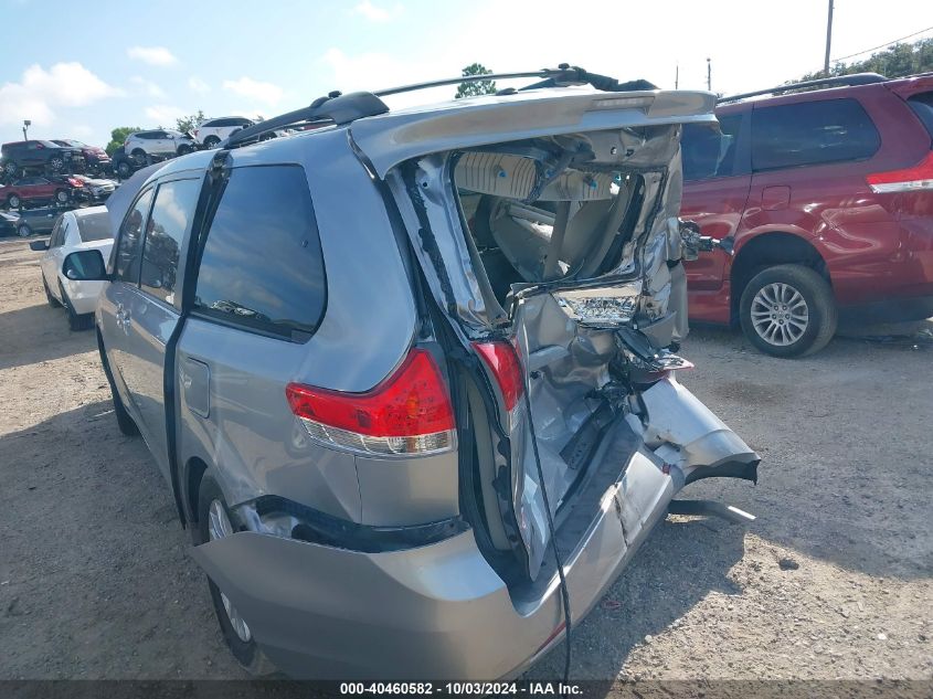 2012 Toyota Sienna Xle V6 8 Passenger VIN: 5TDYK3DC5CS230542 Lot: 40460582