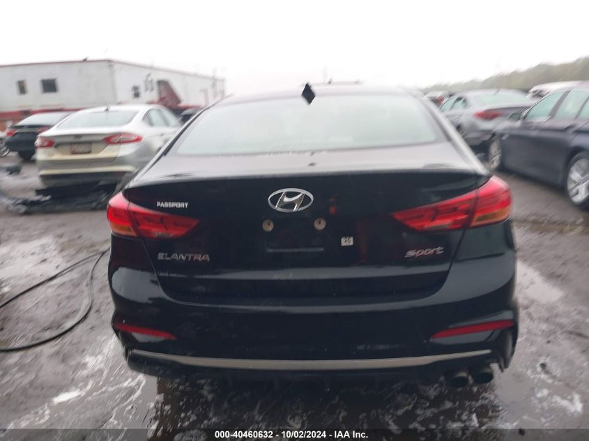 2018 Hyundai Elantra Sport VIN: KMHD04LB4JU558400 Lot: 40460632