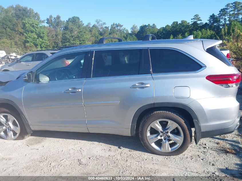 5TDDZRFH4JS811484 2018 Toyota Highlander Limited