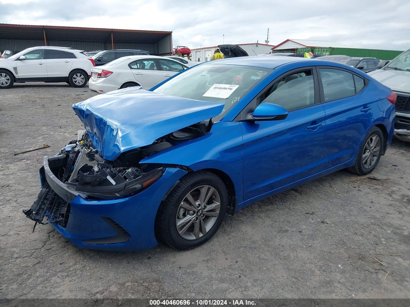 VIN 5NPD84LF7JH270008 2018 HYUNDAI ELANTRA SEL