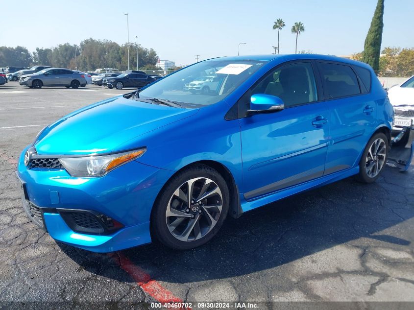 VIN JTNKARJE3GJ503770 2016 Scion IM no.2