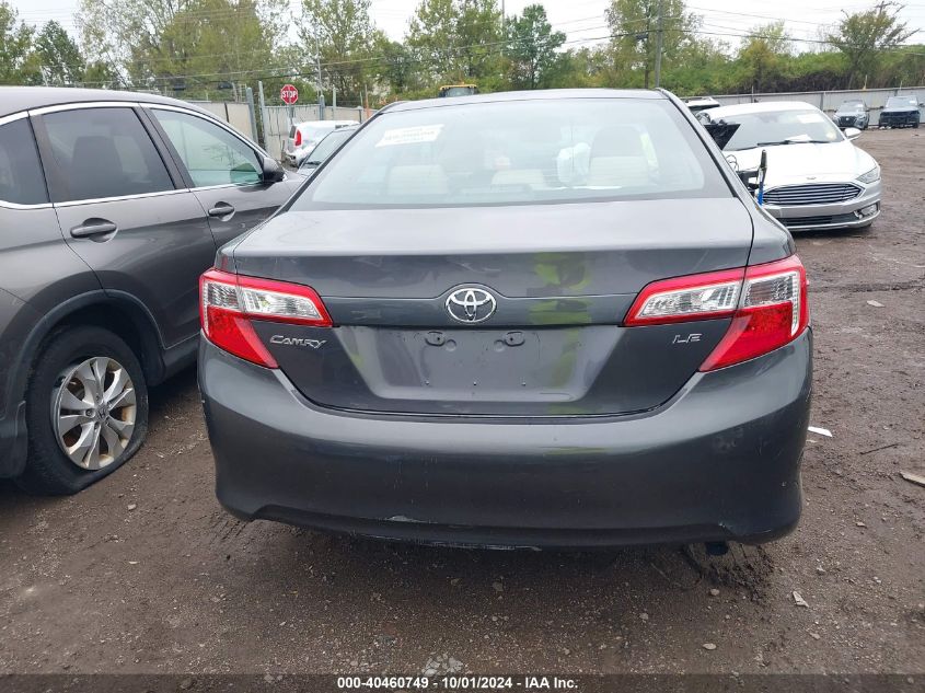 2014 Toyota Camry L/Se/Le/Xle VIN: 4T1BF1FK2EU759220 Lot: 40460749