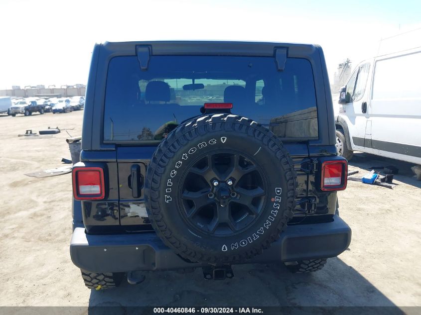 2021 Jeep Wrangler Willys 4X4 VIN: 1C4HJXAGXMW646489 Lot: 40460846