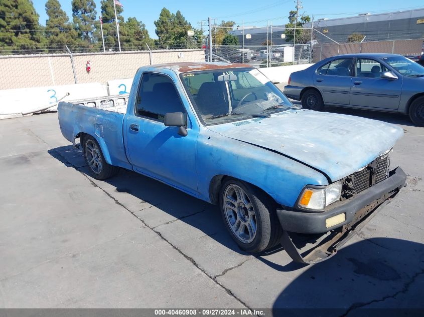 1991 Toyota Pickup 1/2 Ton Short Wheelbase VIN: JT4RN81A0M5104530 Lot: 40460908