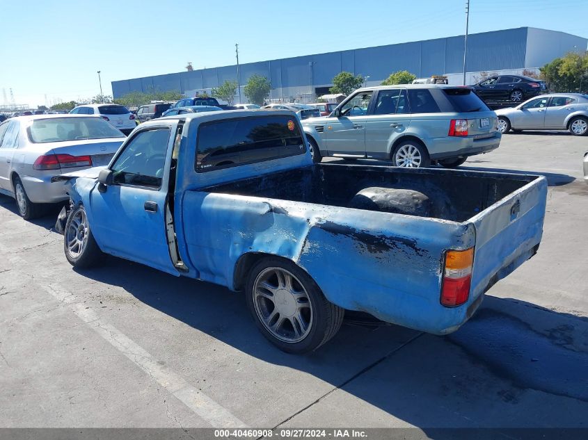 1991 Toyota Pickup 1/2 Ton Short Wheelbase VIN: JT4RN81A0M5104530 Lot: 40460908