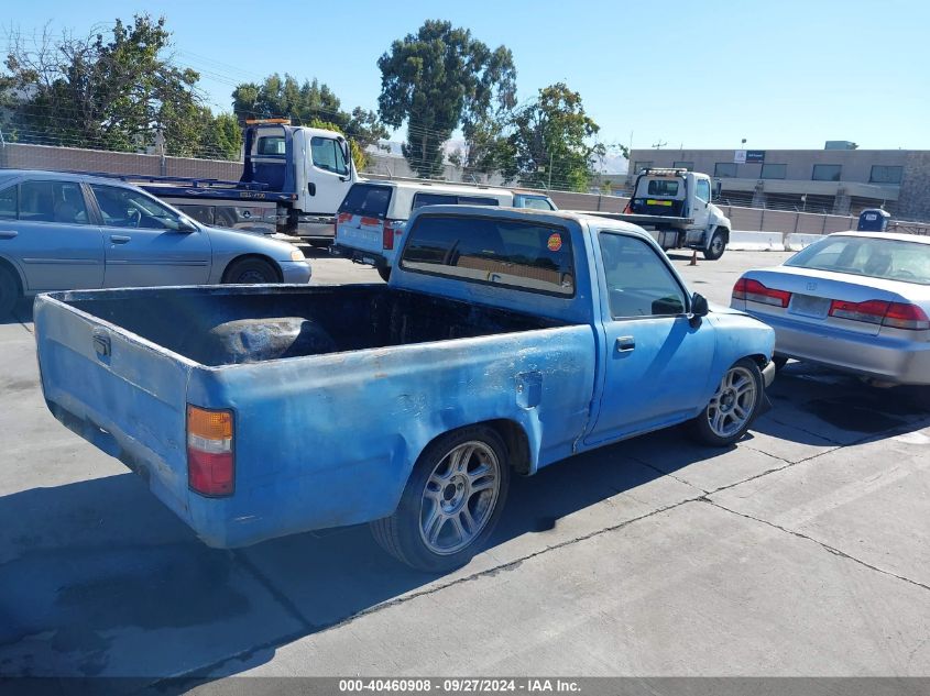 1991 Toyota Pickup 1/2 Ton Short Wheelbase VIN: JT4RN81A0M5104530 Lot: 40460908