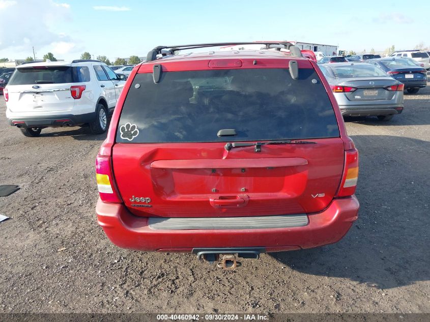 2004 Jeep Grand Cherokee Limited VIN: 1J4GW58N04C396648 Lot: 40460942