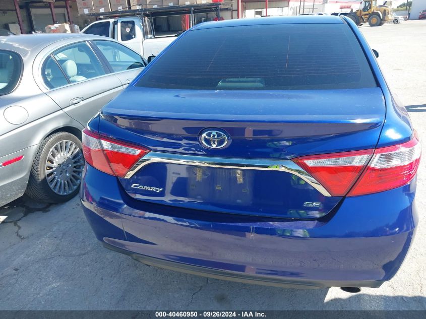 2015 Toyota Camry Se VIN: 4T1BF1FK3FU882588 Lot: 40460950