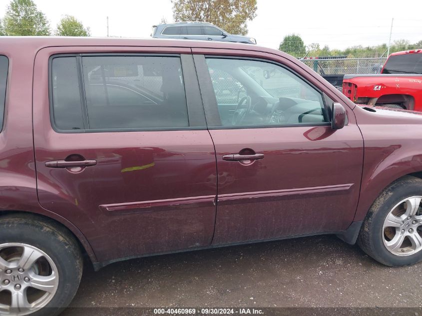 2013 Honda Pilot Exl VIN: 5FNYF4H5XDB067687 Lot: 40460969