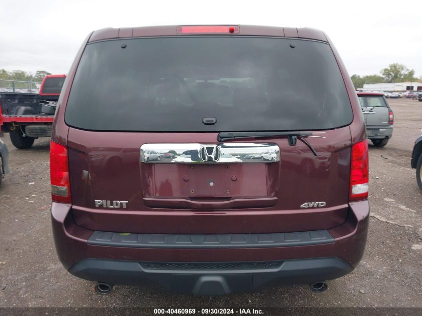 2013 Honda Pilot Exl VIN: 5FNYF4H5XDB067687 Lot: 40460969