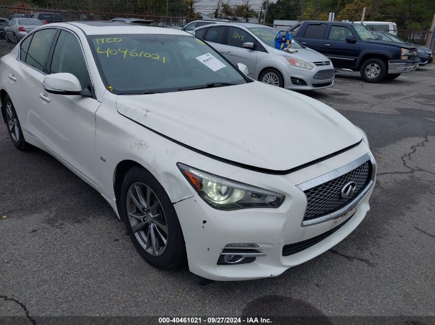 2017 Infiniti Q50 3.0T Signature Edition VIN: JN1EV7AROHM838663 Lot: 40461021