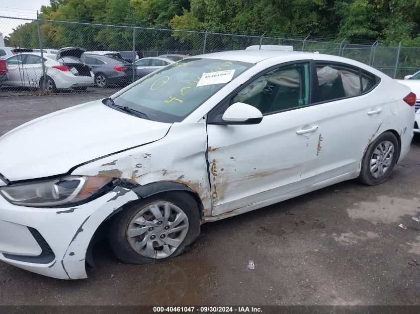 2017 Hyundai Elantra Se VIN: 5NPD74LFXHH209281 Lot: 40461047