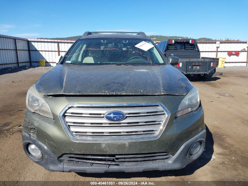 4S4BSAFC0F3307276 2015 Subaru Outback 2.5I Premium