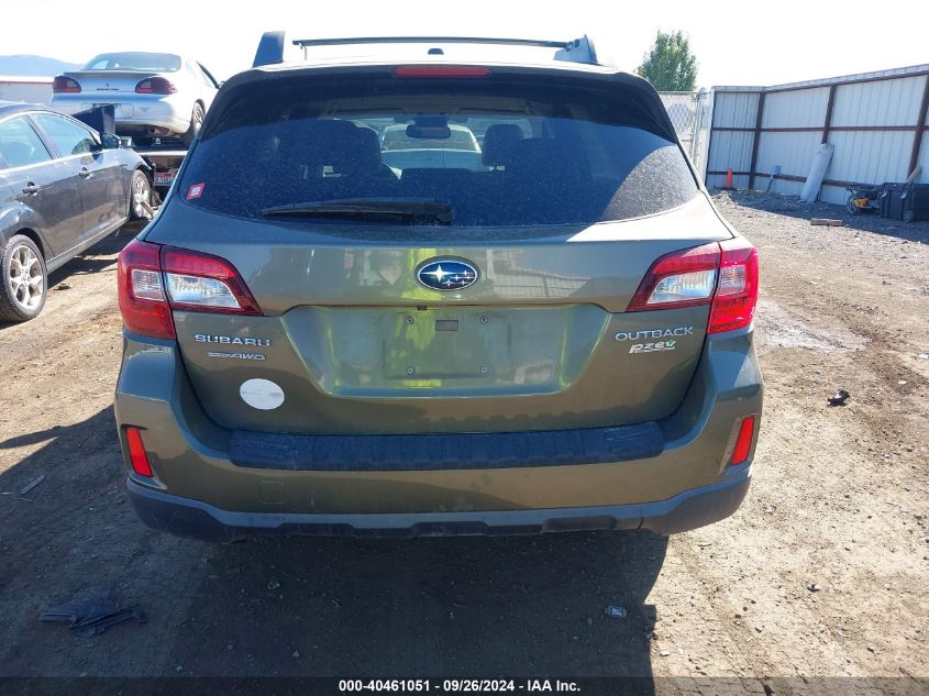 4S4BSAFC0F3307276 2015 Subaru Outback 2.5I Premium