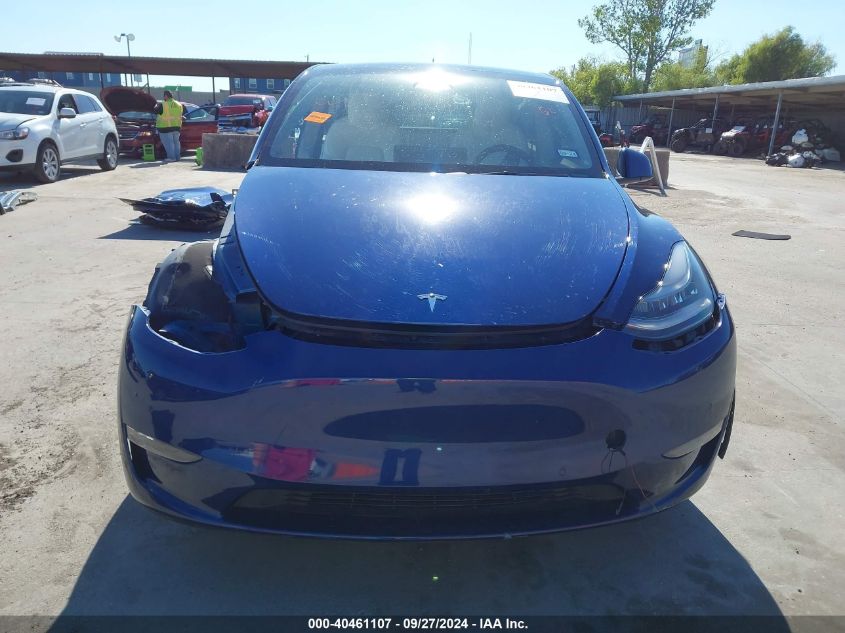 2021 Tesla Model Y Performance Dual Motor All-Wheel Drive/Standard Range Rear-Wheel Drive VIN: 5YJYGAEDXMF142766 Lot: 40461107